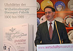 Dr. Otto Dietrich, Buchpräsentation Uhrblätter der Wilhelmsburger Steingut-Fabrik am 12. Dezember 2013